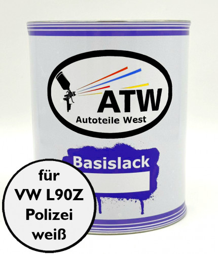 Autolack für VW L90Z Polizeiweiß